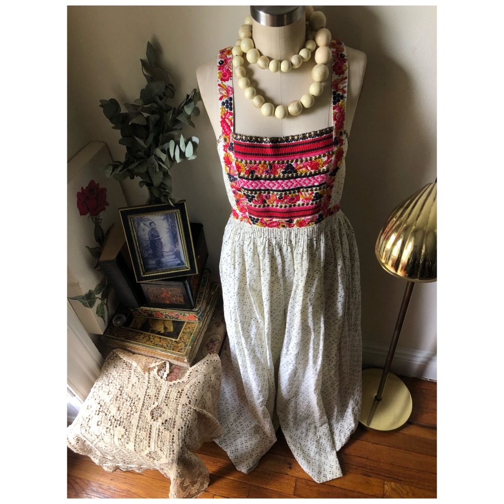 Ulla Johnson
Women's White Razi Embroidered Printed Linen Cotton-blend Jumpsuit - Picture 1 of 16